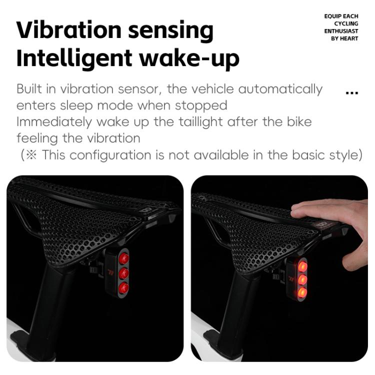 WEST BIKING Bicycle Night Riding Long Endurance Warning Brake Taillight