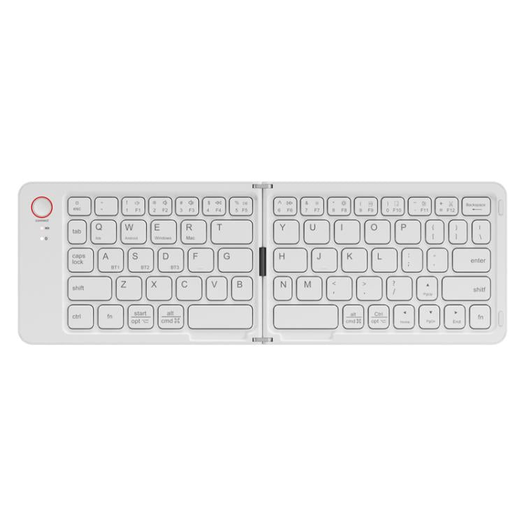 B023 Two Folding Portable Mini Wireless Bluetooth Keyboard Cell Phone Laptop Notebook Office Keyboard