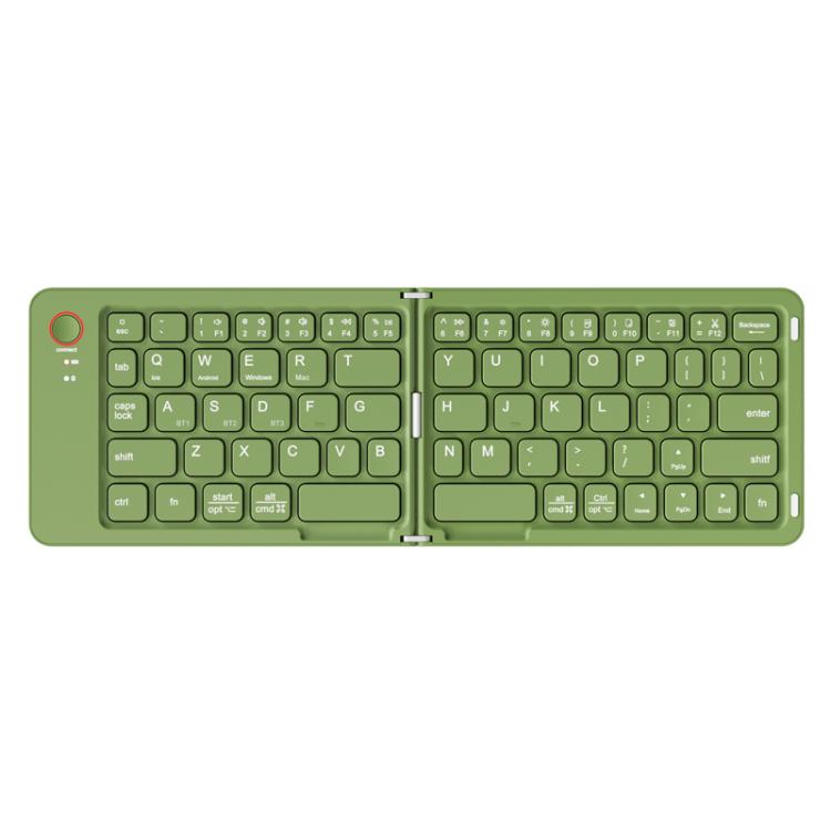 B023 Two Folding Portable Mini Wireless Bluetooth Keyboard Cell Phone Laptop Notebook Office Keyboard