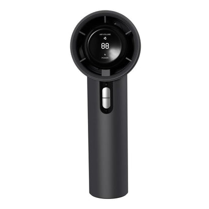 100-gear High Speed Handheld Fan Bladeless Mini Digital Display Small Fan