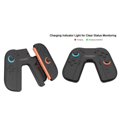 For Nintendo Switch 2 Joy-Con Controllers DOBE Charging Grip Handle with LED Indicator, TNS-3178