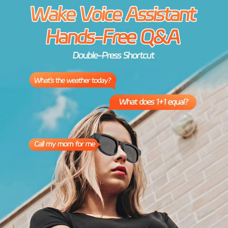 AIMB-V3 Smart Glasses With Interchangeable Sunglasses + Blue Light Blocking Lenses, AIMB-V3