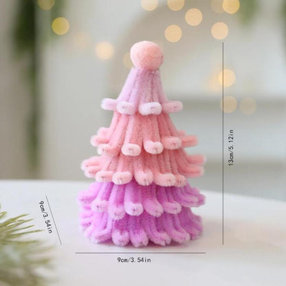 Pipe Cleaner Mini Christmas Tree Decoration Christmas Home Tabletop Decoration