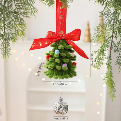 Pipe Cleaner Mini Christmas Tree Decoration Christmas Home Tabletop Decoration