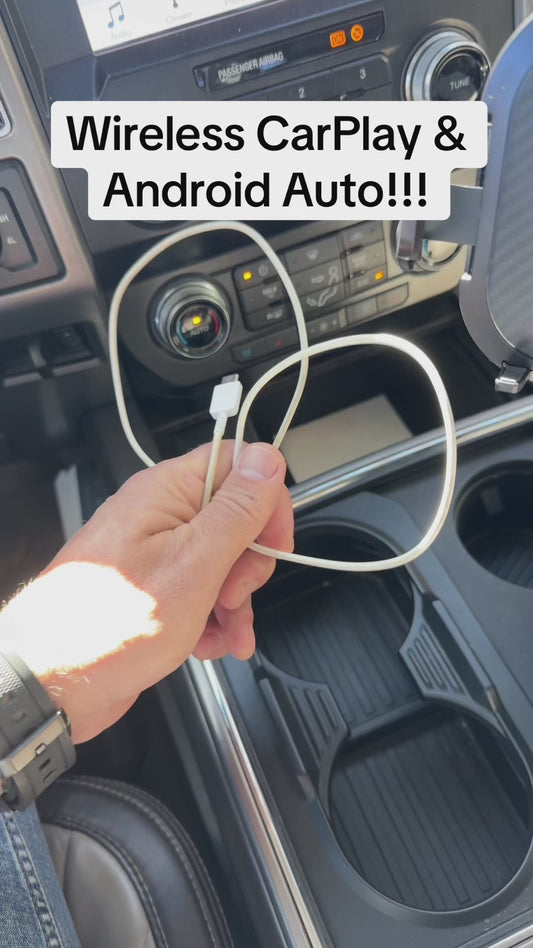 2 in 1 Car Carplay / Android Auto Carplay Box Wired to Wireless Adapter, Car Carplay / Android Auto